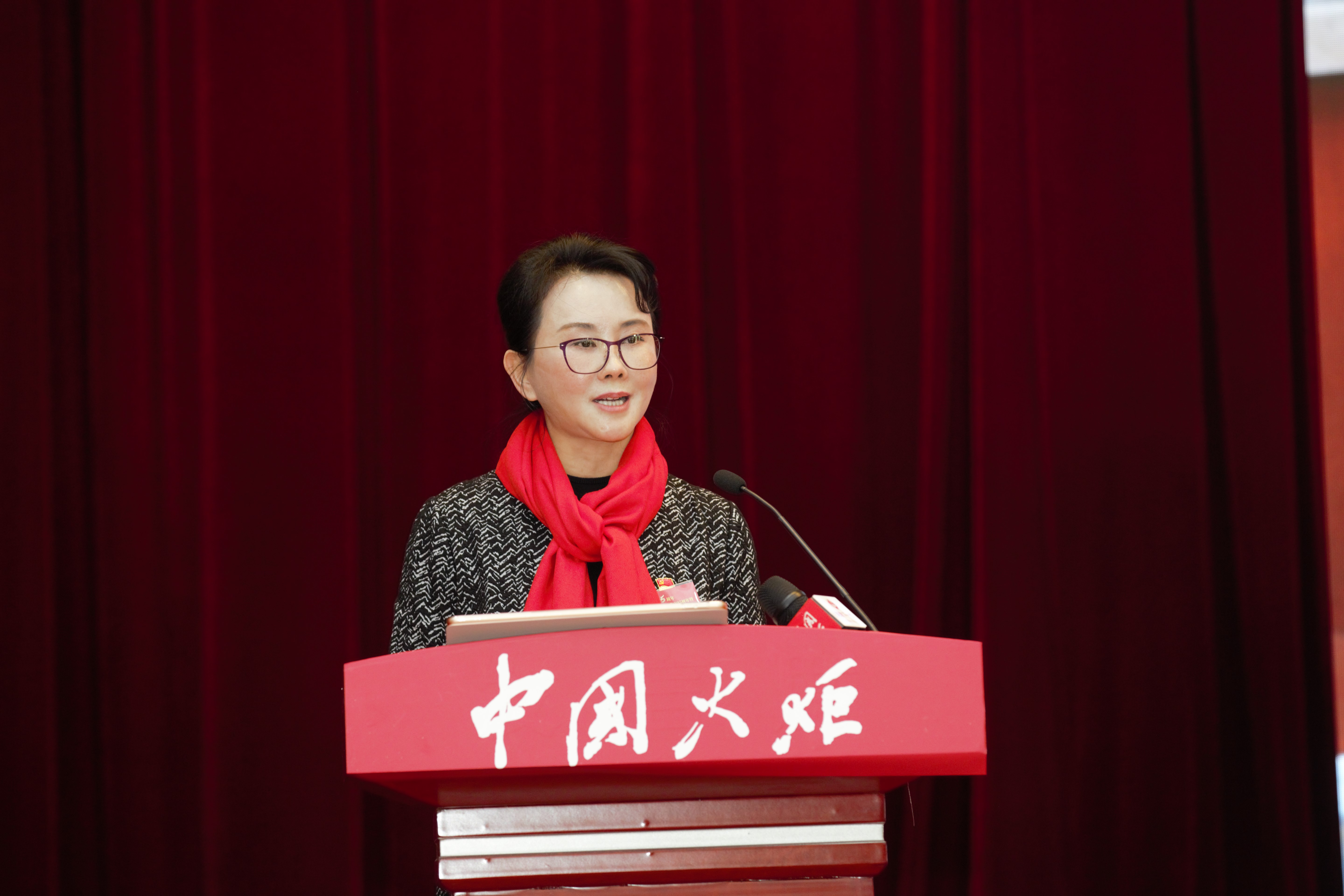 《中国火炬》杂志社社长、总编李小千发言.jpg