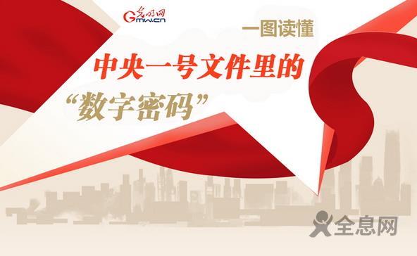 一图读懂中央一号文件里的“数字密码”