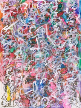 娄申义 《飞花》150x200cm 布面丙烯 2020 