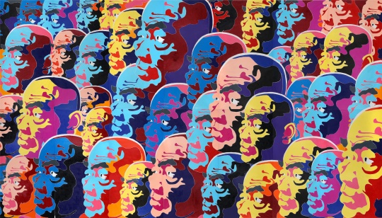 《2017》488x852cm 木刻版画 2017 