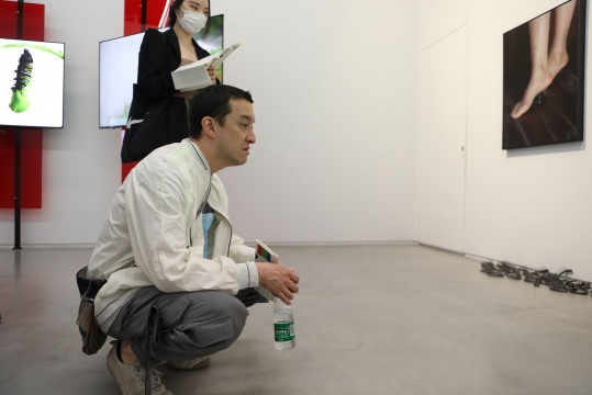 新世纪当代艺术基金会群展“无独有偶”现场 