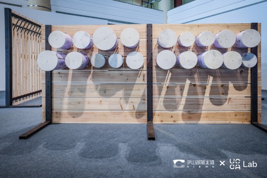 时子媛 《声象》 单件作品尺寸400x140x182cm；500x140x186cm；210x170x250cm  综合材料，2020-2021 