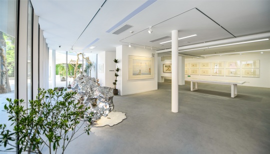“质文代变:当代水墨的多元表达”展览现场 “质文代变:当代水墨的多元表达”展览现场