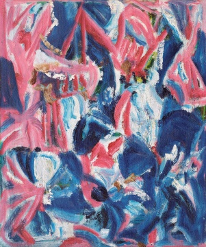 《无题122》 35.6×30cm 油画布数码版画 2021 《无题122》 35.6×30cm 油画布数码版画 2021