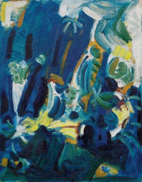 吴大羽 《无题128》 41.5×32.5cm 布面油画 约1980年 吴大羽 《无题128》 41.5×32.5cm 布面油画 约1980年