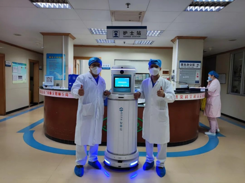 同心抗疫!赛特智能工程师携智赛拉·智能机器人驰援佛山市南海人民医院