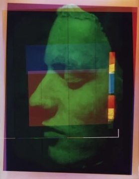 选自面孔与线条系列 35 x 25 cm 西巴克罗姆转印至画纸 1994 选自面孔与线条系列 35 x 25 cm 西巴克罗姆转印至画纸 1994