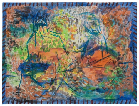 《聊天》 112×149cm 布面丙烯 2020 