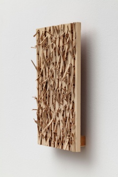 菅木志雄《通景》  31×25×8.5cm 木头 2011 