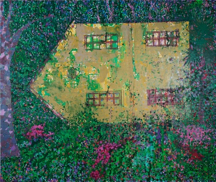 毛旭辉 《昆明组画•故居》 180×220cm 布面丙烯 2012 毛旭辉 《昆明组画•故居》 180×220cm 布面丙烯 2012