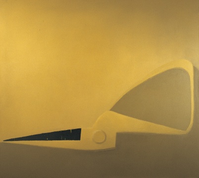 毛旭辉 《半把黄色剪刀》 180×200cm 布面油画 2005 毛旭辉 《半把黄色剪刀》 180×200cm 布面油画 2005