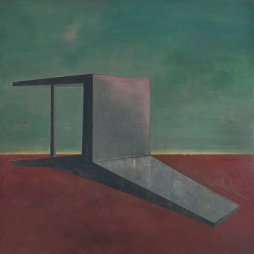 毛旭辉 《倒下的椅子•暮色》 200×200cm 布面油画 2011 毛旭辉 《倒下的椅子•暮色》 200×200cm 布面油画 2011