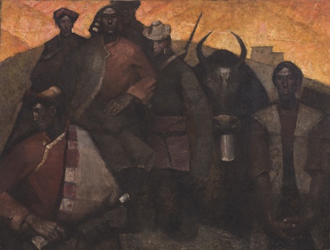 毛旭辉 《高原》 88×117cm 布面油画 1981 毛旭辉 《高原》 88×117cm 布面油画 1981