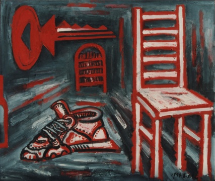 毛旭辉 《日常史诗·室内》 170×200cm 布面油画 1994 毛旭辉 《日常史诗·室内》 170×200cm 布面油画 1994