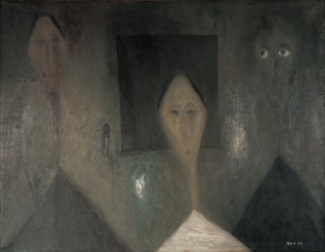毛旭辉 《家长》 87×110cm 布面油画 1988 毛旭辉 《家长》 87×110cm 布面油画 1988
