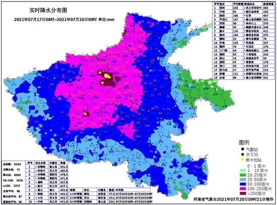 河南遭遇极端强降雨 日雨量破历史极值：专家称22日降雨减弱停歇