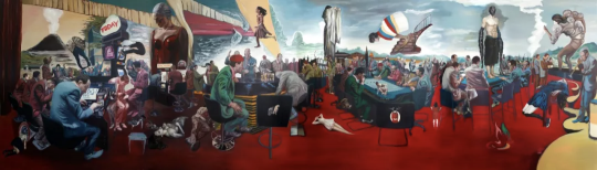 徐跋骋 《生存与命运》 800x220cm 布面油画 2016 徐跋骋 《生存与命运》 800x220cm 布面油画 2016