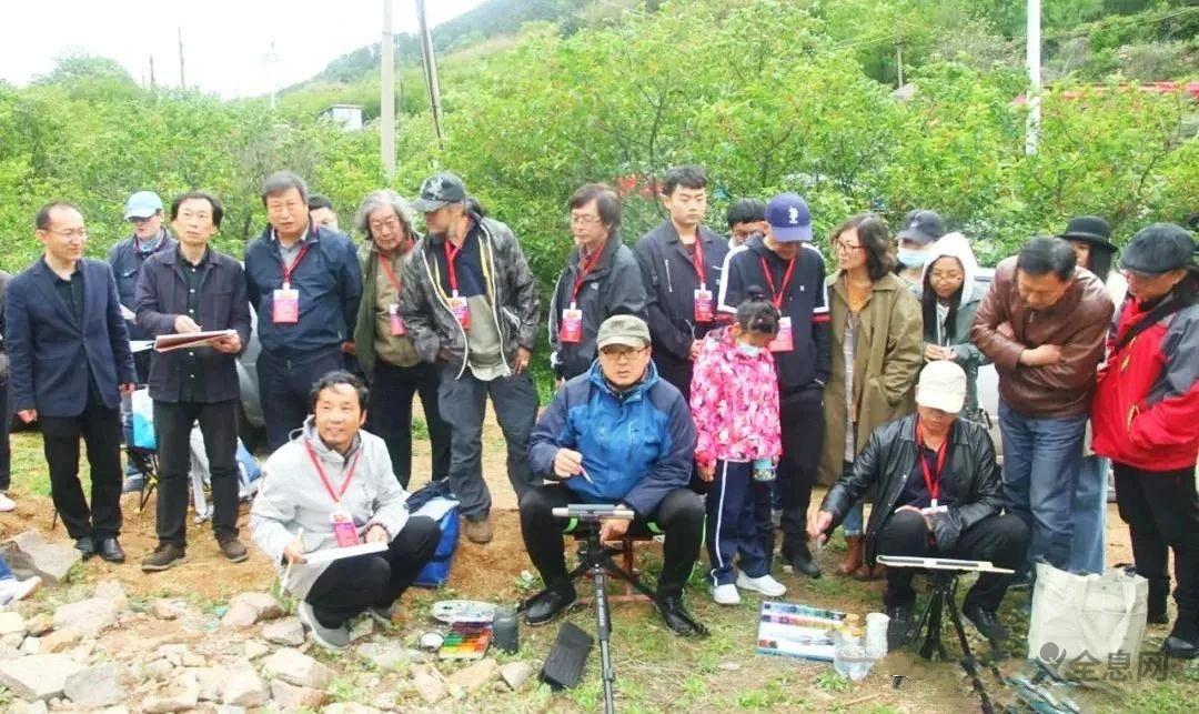 写生采风现场