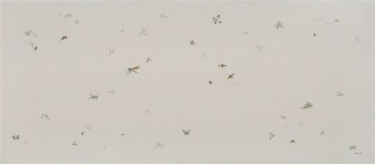 吴笛笛 《没有杂草NO.7》 170×75cm 布面油画 2014 吴笛笛 《没有杂草NO.7》 170×75cm 布面油画 2014