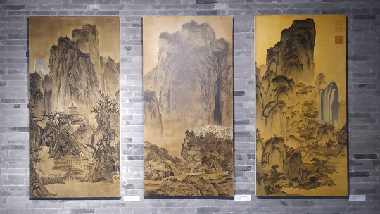 王明贤笔下的经典山水与现代建筑 王明贤笔下的经典山水与现代建筑