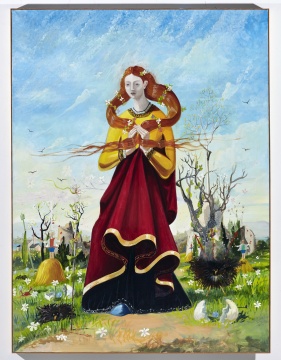 乔治·康多《交互现实 》200x149.86cm 布面油彩 1994 © 乔治·康多,私人收藏,艺术家提供 乔治·康多《交互现实 》200x149.86cm 布面油彩 1994 © 乔治·康多,私人收藏,艺术家提供