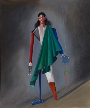 乔治·康多 《洋基歌》 152.4 × 127cm 布面油彩 2003 © 乔治·康多,私人收藏,摄影:马丁·帕塞基安 乔治·康多 《洋基歌》 152.4 × 127cm 布面油彩 2003 © 乔治·康多,私人收藏,摄影:马丁·帕塞基安