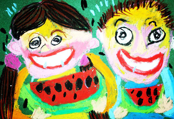 儿童画赏析—记录生活趣事，描绘彩色童年！
