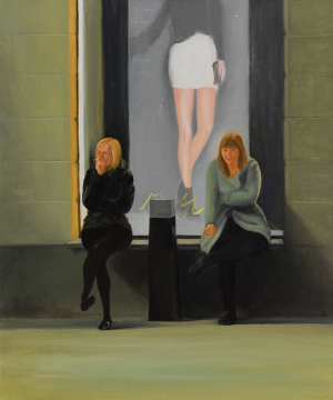 武艺 《三个女人》 60cm×50cm 布面油画 2021  