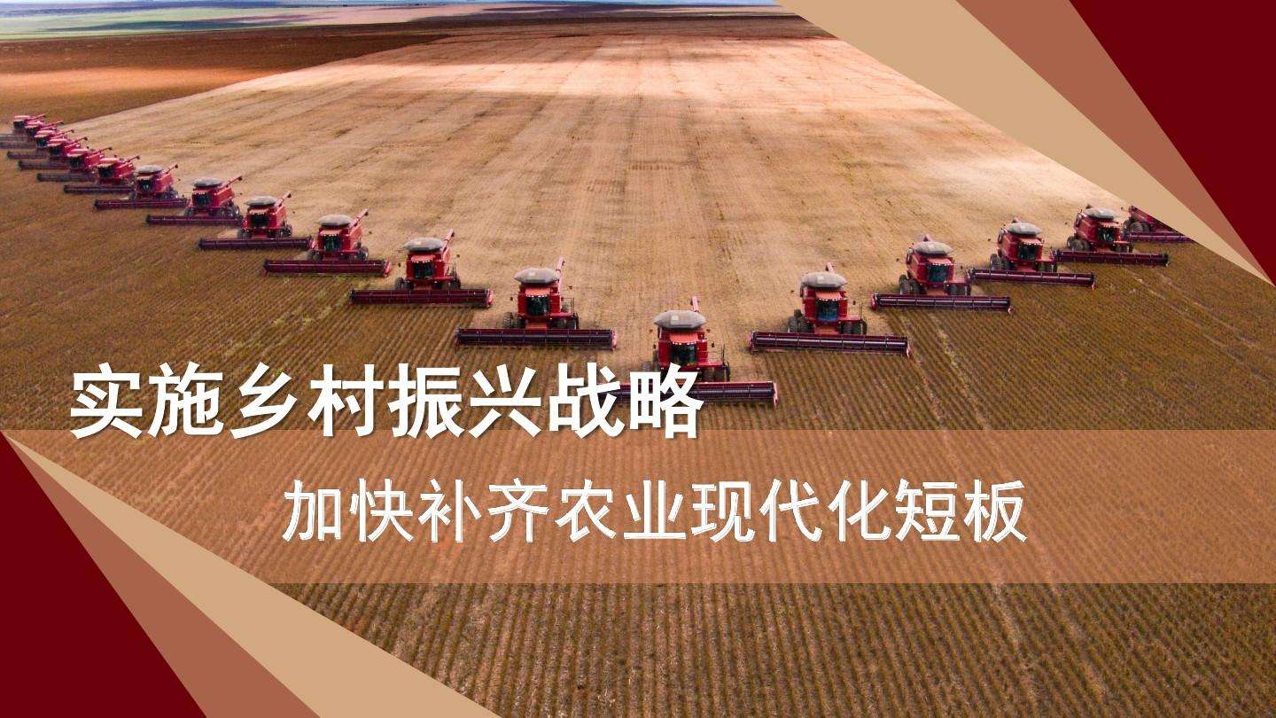 推进城乡基础设施和公共服务一体化 补齐农业农村现代化短板