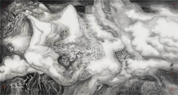 “凝云造梦·纪连彬水墨艺术展”在中国国家画院开幕