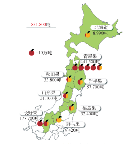 日本开心形苹果的生产现状和特点