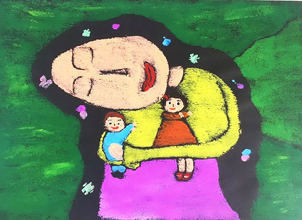 《少儿画苑》儿童画赏析—我的妈妈