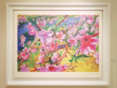 周春芽《桃花2014 NO.1》 
