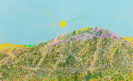 《登山者》 160x130cm x2 布面丙烯 2021 《登山者》 160x130cm x2 布面丙烯 2021