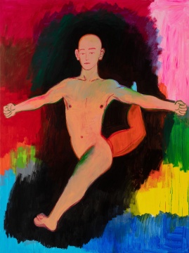 《人之五 Man No.5》 200x150cm 布面丙烯 2021 《人之五 Man No.5》 200x150cm 布面丙烯 2021