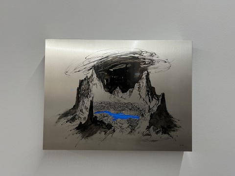 朱日新个展“他者的荒原”，以Y染色体的行动轨迹为暗线的世界景观