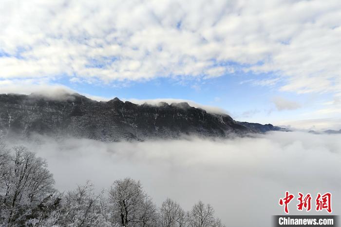 雪后初霁的神农架。 黎波 摄