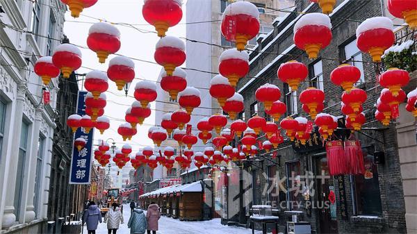 巴洛克风情撞上国风 “雪容融”雪后冰城美绝了