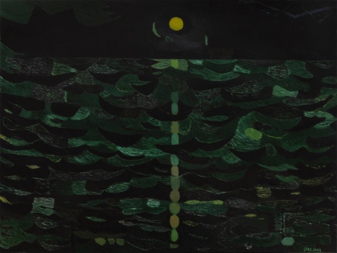 代洲《黑夜》80x60cm 布面油画 2021 代洲《黑夜》80x60cm 布面油画 2021