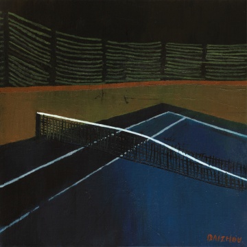 代洲《网球场》40x40cm 布面油画 2019 代洲《网球场》40x40cm 布面油画 2019
