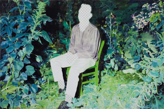 王强《讲故事的人 》140×210cm 布面丙烯 2012 © 王强, 图片由艺术家和空白空间提供 王强《讲故事的人 》140×210cm 布面丙烯 2012 © 王强, 图片由艺术家和空白空间提供