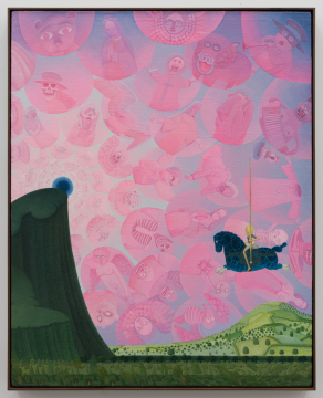 张弓 ZHANG Gong，我的灵 My Soul，2020，布面油画 oil on canvas，75.1×60.1 cm，76.6×61.6 cm, framed 