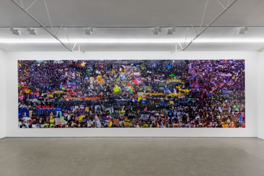 王国锋《链接2》 310 × 1032cm 数码打印并裱于铝板 3 + 1 AP 2022 王国锋《链接2》 310 × 1032cm 数码打印并裱于铝板 3 + 1 AP 2022