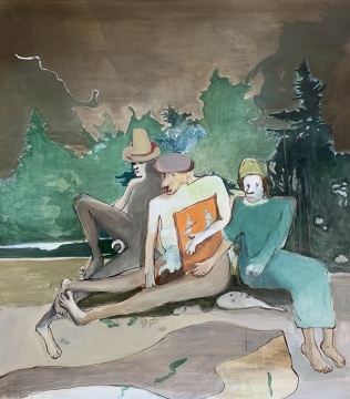 《银白色的形象》 布面丙烯 150x120cm2020 《银白色的形象》 布面丙烯 150x120cm2020