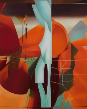 王文婷 《初显时》200×160cm 布面油画 2021 王文婷 《初显时》200×160cm 布面油画 2021