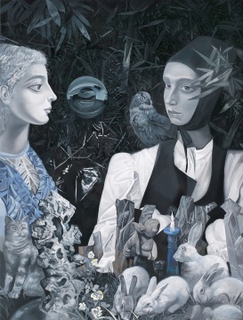 熊宇 《平行的世界》 2019 布面油画 200×150cm 熊宇 《平行的世界》 2019 布面油画 200×150cm