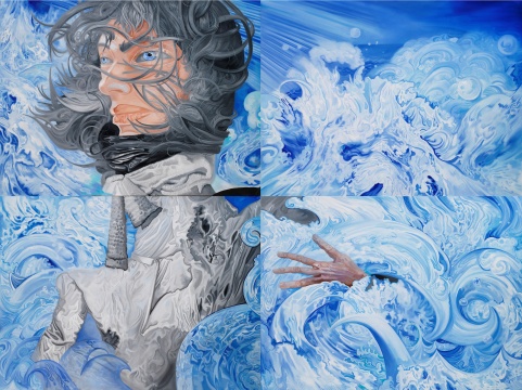 熊宇 《水》 2020 布面油画 150×200cm×4 熊宇 《水》 2020 布面油画 150×200cm×4