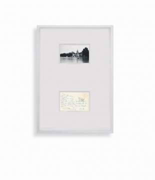 《昨日以前》No.13,35 x 50 厘米,2018 银盐黑白照片,实寄明信片 《昨日以前》No.13,35 x 50 厘米,2018 银盐黑白照片,实寄明信片