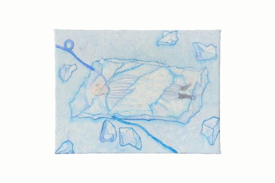 《马国权-绘画》No.4,布面油画,18 × 24 厘米,2022 《马国权-绘画》No.4,布面油画,18 × 24 厘米,2022