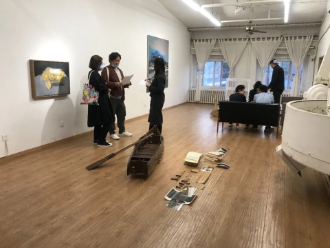 一切都源于一张旧书架,蔡锦空间 新展“信息”开幕 一切都源于一张旧书架,蔡锦空间 新展“信息”开幕